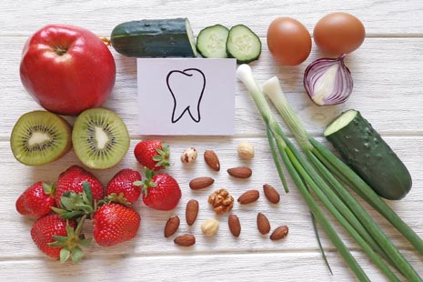 Gesunde Lebensmittel für gesunde Zähne